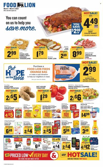 Food Lion (GA) Weekly Ad Flyer Specials March 1 to March 7, 2023