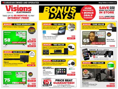 Visions Electronics Flyer March 3 to 9