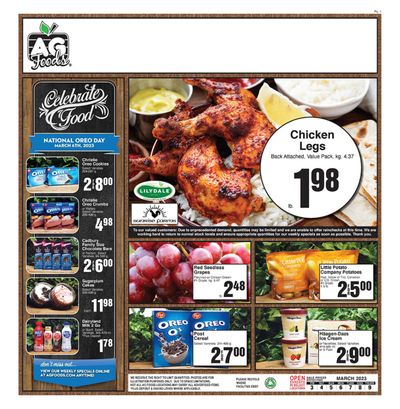 AG Foods Flyer March 3 to 9