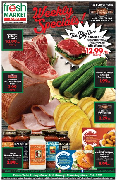 Fresh Market Foods Flyer March 3 to 9