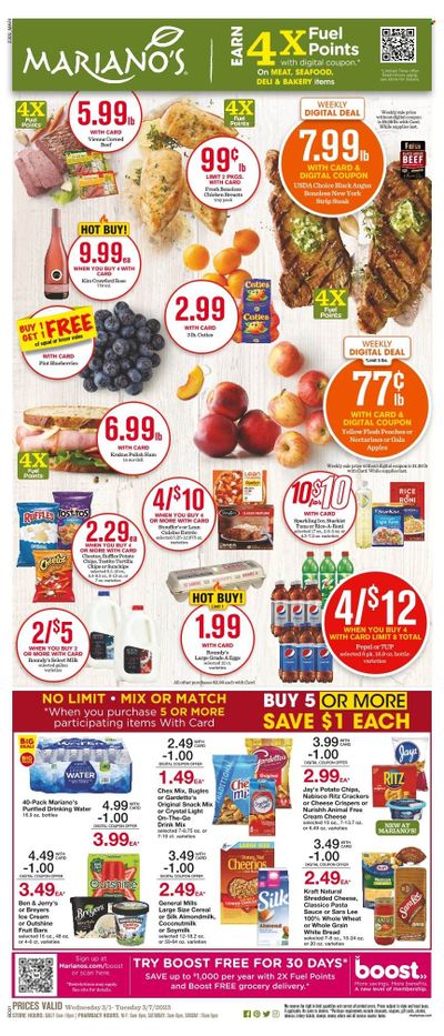 Mariano’s (IL) Weekly Ad Flyer Specials March 1 to March 7, 2023