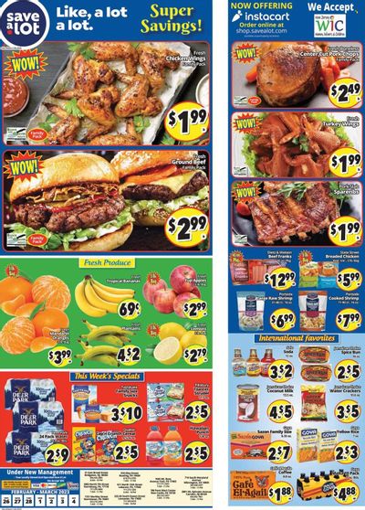 Save a Lot (DE, NJ, PA) Weekly Ad Flyer Specials February 26 to March 4, 2023