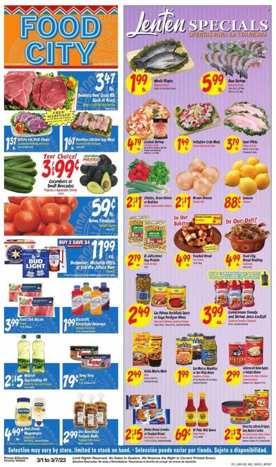 Food City (AZ) Weekly Ad Flyer Specials March 1 to March 7, 2023