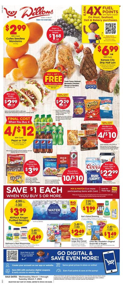 Dillons (KS) Weekly Ad Flyer Specials March 1 to March 7, 2023