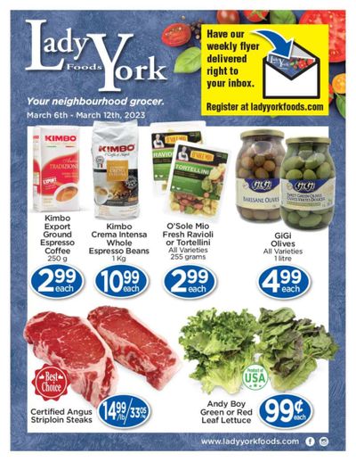 Lady York Foods Flyer March 6 to 12