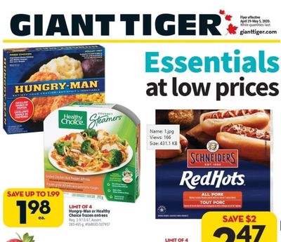 Giant Tiger Canada Flyer Deals April 29th – May 5th