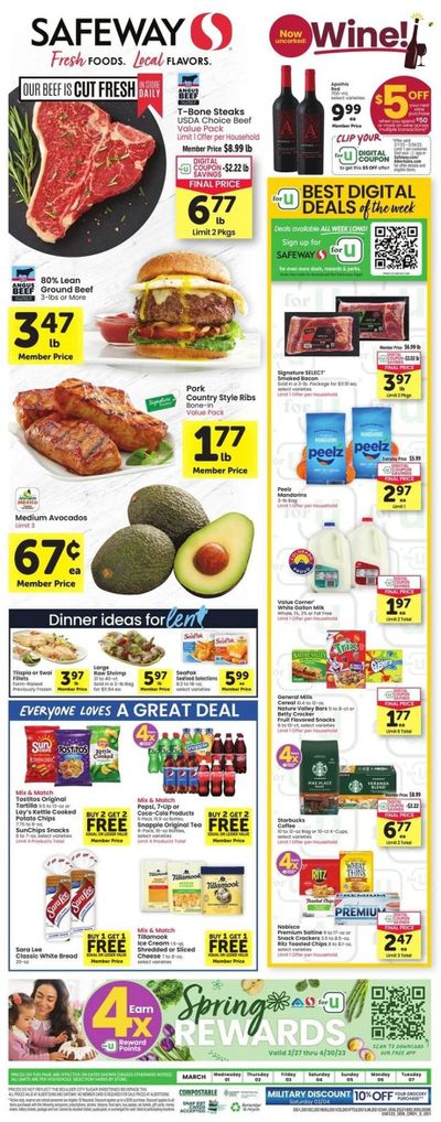 Safeway (CO) Weekly Ad Flyer Specials March 1 to March 7, 2023