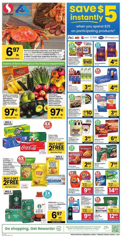 Safeway (OR) Weekly Ad Flyer Specials March 1 to March 7, 2023