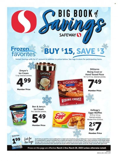 Safeway (CA, HI, OR, WA) Weekly Ad Flyer Specials March 1 to March 28, 2023