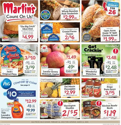 Martin’s (IN, MI) Weekly Ad Flyer Specials February 26 to March 4, 2023