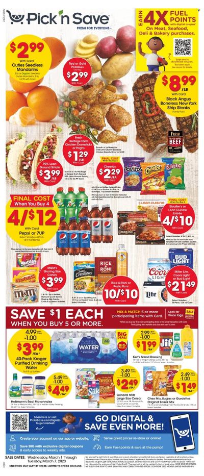 Pick ‘n Save (WI) Weekly Ad Flyer Specials March 1 to March 7, 2023