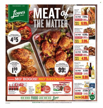 Lowes Foods (NC, SC) Weekly Ad Flyer Specials March 1 to March 7, 2023