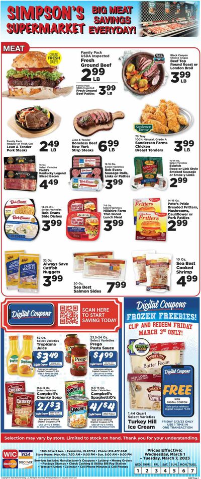 IGA (IN) Weekly Ad Flyer Specials March 1 to March 7, 2023