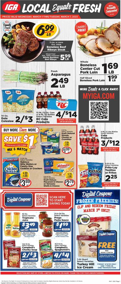 IGA (VA) Weekly Ad Flyer Specials March 1 to March 7, 2023