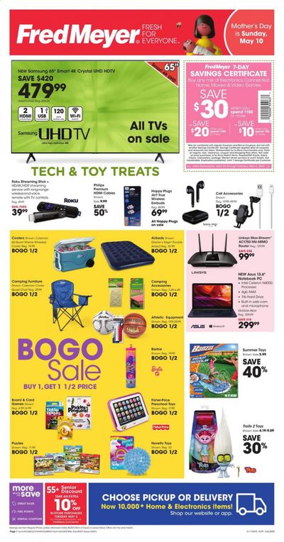 Fred Meyer Weekly Ad & Flyer April 29 to May 5