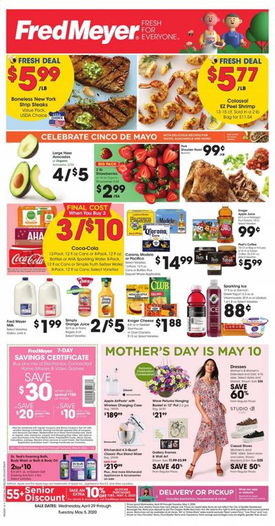 Fred Meyer Weekly Ad & Flyer April 29 to May 5