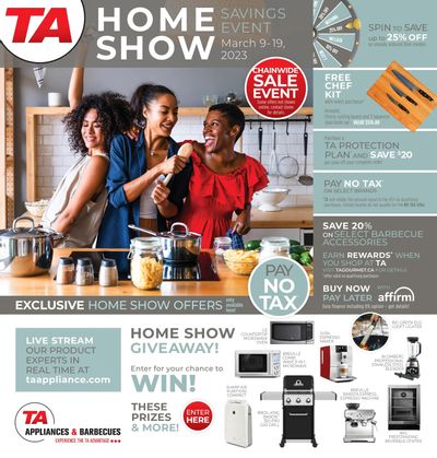 TA Appliances & Barbecues Flyer March 9 to 19 