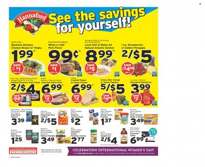 Hannaford (VT) Weekly Ad Flyer Specials March 5 to March 11, 2023