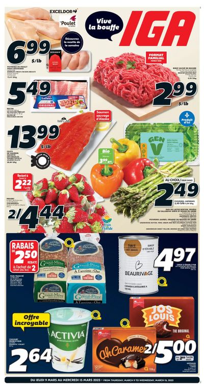 IGA (QC) Flyer March 9 to 15 IGA (QC) Flyer March 9 to 15