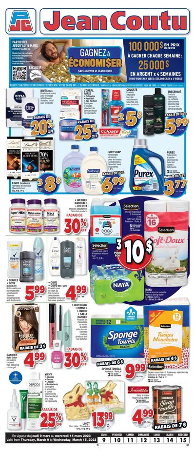 Jean Coutu (QC) Flyer March 9 to 15