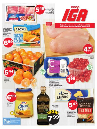 Coop IGA Flyer March 9 to 15