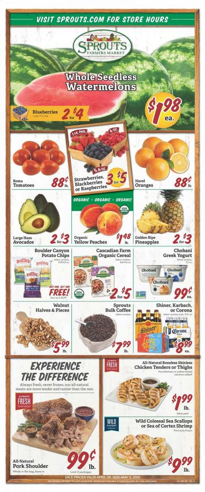 Sprouts Weekly Ad & Flyer April 29 to May 5