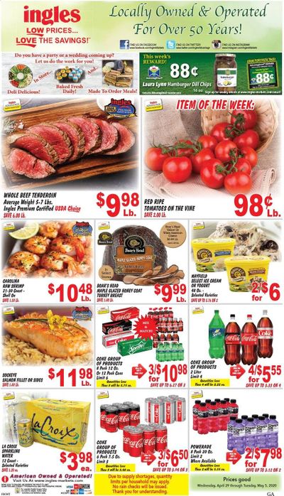 Ingles Weekly Ad & Flyer April 29 to May 5