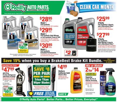 O'Reilly Auto Parts (EN) Weekly Ad & Flyer April 29 to May 26
