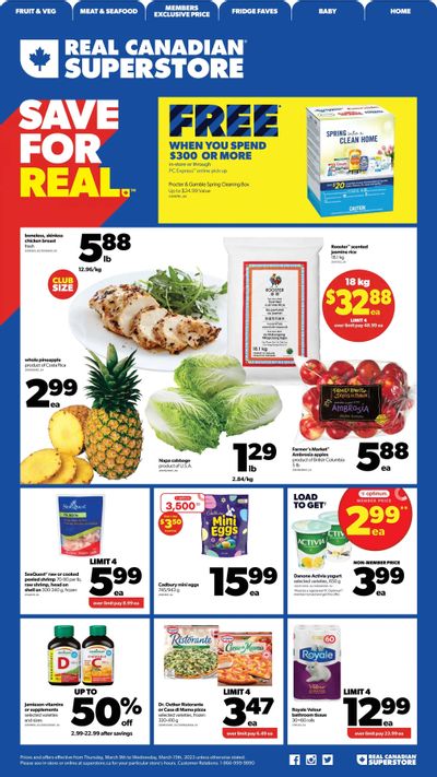 Real Canadian Superstore (West) Flyer March 9 to 15