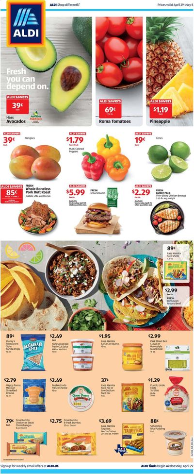 ALDI (TX) Weekly Ad & Flyer April 29 to May 5