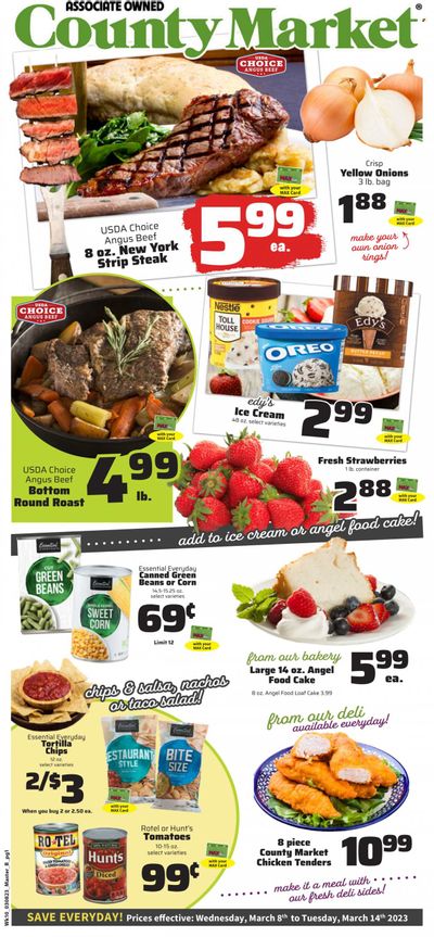 County Market (IL, IN, MO) Weekly Ad Flyer Specials March 8 to March 14, 2023