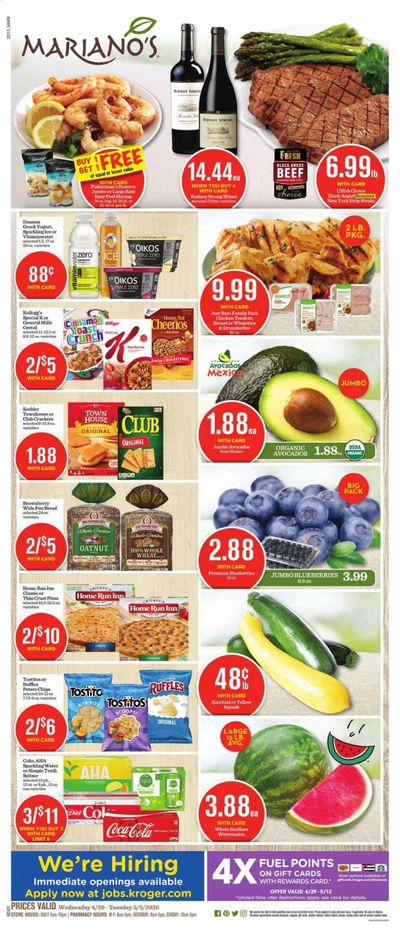 Mariano’s Weekly Ad & Flyer April 29 to May 5