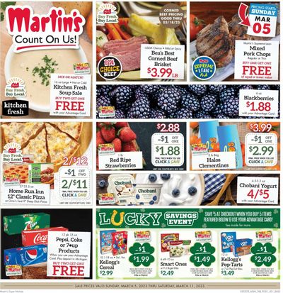 Martin’s (IN, MI) Weekly Ad Flyer Specials March 5 to March 11, 2023