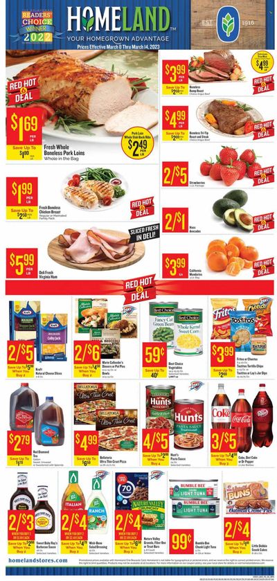 Homeland Weekly Ad Flyer Specials March 8 to March 14, 2023