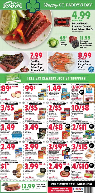 Festival Foods (WI) Weekly Ad Flyer Specials March 8 to March 14, 2023