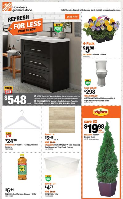 Home Depot (QC) Flyer March 9 to 15