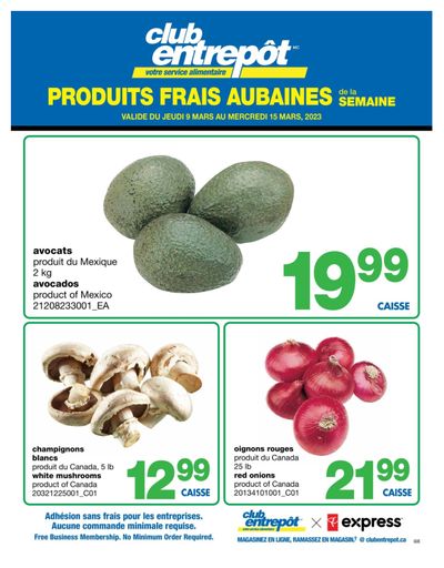 Wholesale Club (QC) Fresh Deals of the Week Flyer March 9 to 15