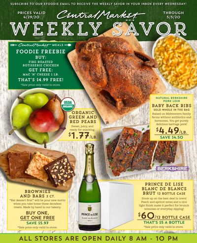 Central Market Weekly Ad & Flyer April 29 to May 5