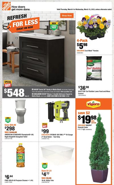 Home Depot (BC) Flyer March 9 to 15