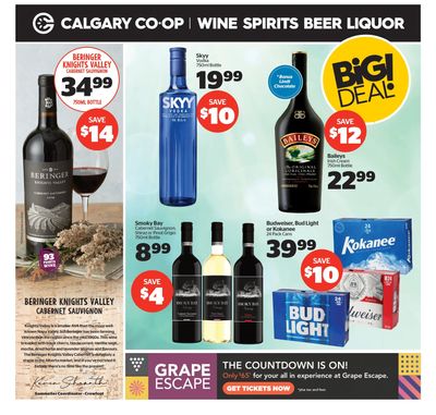 Calgary Co-op Liquor Flyer March 9 to 15