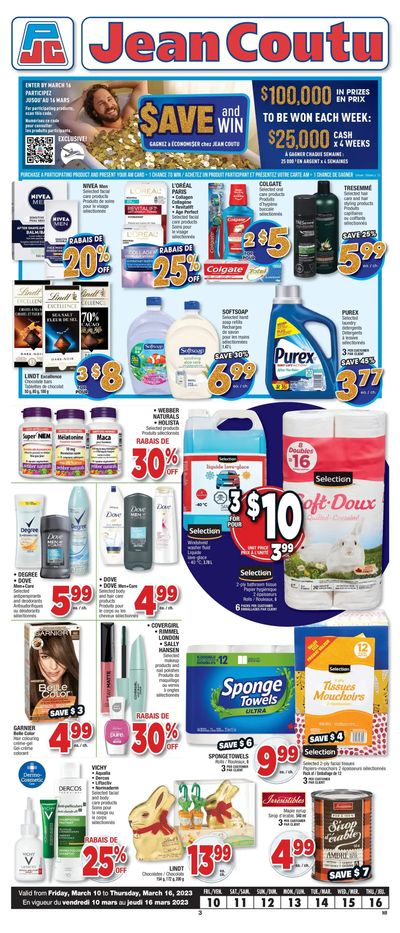 Jean Coutu (NB) Flyer March 10 to 16
