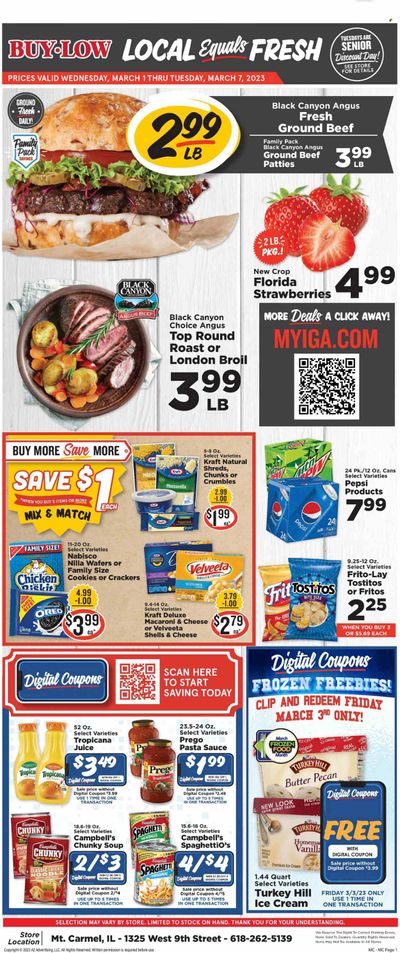 IGA (IL) Weekly Ad Flyer Specials March 1 to March 7, 2023