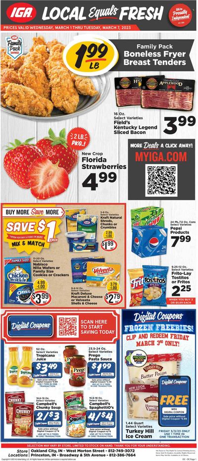 IGA (IN) Weekly Ad Flyer Specials March 1 to March 7, 2023