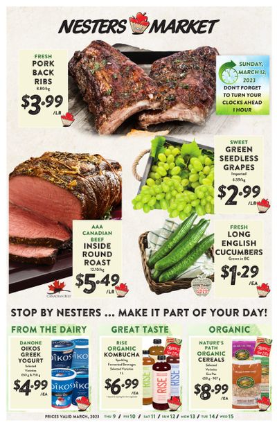 Nesters Market Flyer March 9 to 15