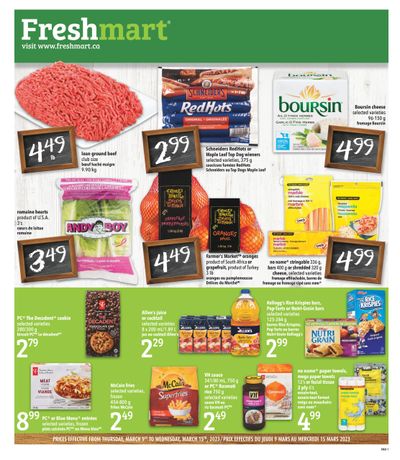 Freshmart (ON) Flyer March 9 to 15
