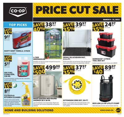 Co-op (West) Home Centre Flyer March 9 to 15