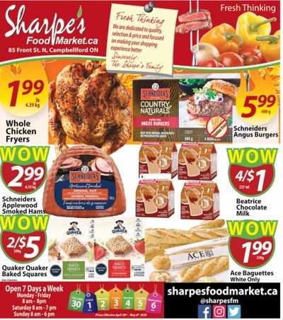 Sharpe's Food Market Flyer April 30 to May 6