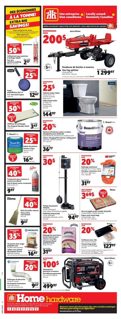 Home Hardware (QC) Flyer March 9 to 15