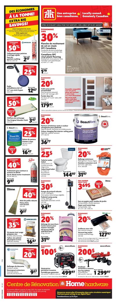 Home Hardware Building Centre (QC) Flyer March 9 to 15