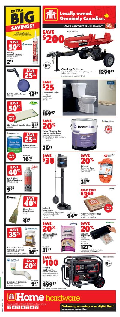 Home Hardware (Atlantic) Flyer March 9 to 15